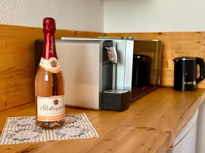 Getränke in der Unterkunft Ferienwohnung am Quedlinburger Stadtbad