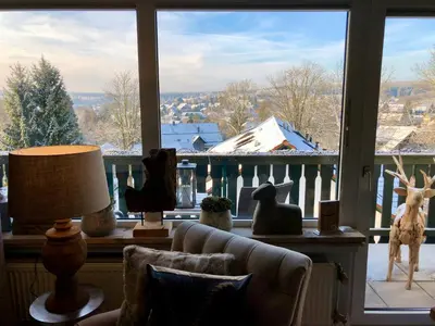 Ein Balkon oder eine Terrasse in der Unterkunft HOME Suites Maisonette mit Sauna
