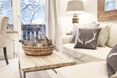 Ein Sitzbereich in der Unterkunft HOME Suites Apartment 5