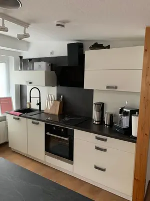 Küche/Küchenzeile in der Unterkunft Ferienwohnung Nicole