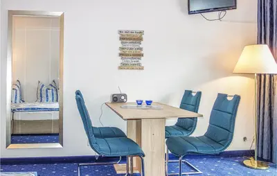 Ein Sitzbereich in der Unterkunft Lovely Apartment In Goslar With Wifi