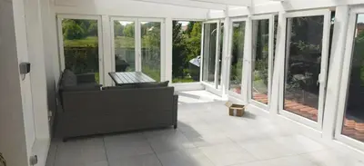 Ein Balkon oder eine Terrasse in der Unterkunft Fewo 2