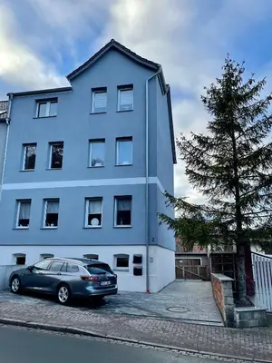 Das Gebäude in dem sich die Ferienwohnung befindet
