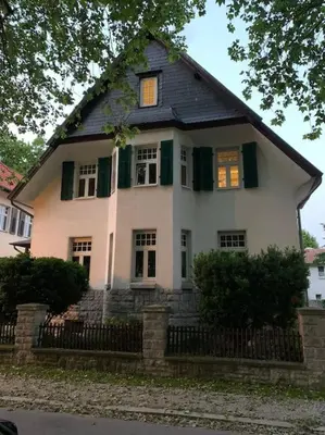 Das Gebäude in dem sich die Ferienwohnung befindet