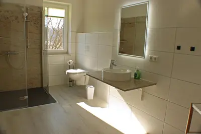 Ein Badezimmer in der Unterkunft Ferienwohnungen Rittergasse