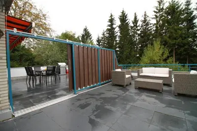 Ein Balkon oder eine Terrasse in der Unterkunft Th 625 Panoramic Hohegeiß
