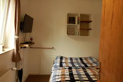 Ein Bett oder Betten in einem Zimmer der Unterkunft Th 625 Panoramic Hohegeiß