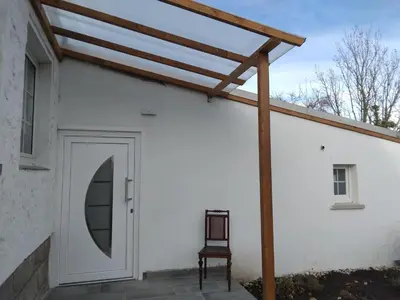 Das Gebäude in dem sich die Ferienwohnung befindet