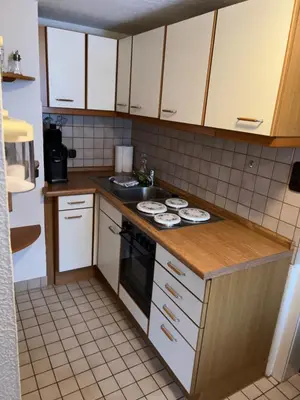 Küche/Küchenzeile in der Unterkunft Bergmannsruh OG