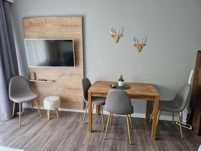 TV/Unterhaltungsangebot in der Unterkunft Apartment am Bocksberg