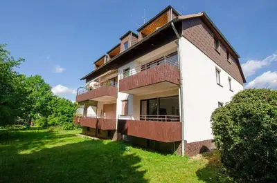 Das Gebäude in dem sich die Ferienwohnung befindet