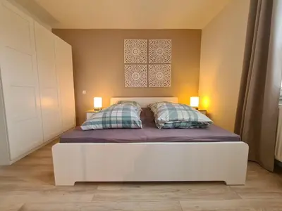 Ein Bett oder Betten in einem Zimmer der Unterkunft Appartment Friedrich