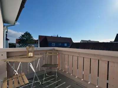 Ein Balkon oder eine Terrasse in der Unterkunft Appartement Frieda