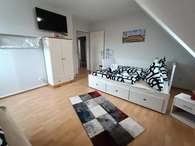 TV/Unterhaltungsangebot in der Unterkunft Appartement am Westerntor III