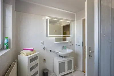 Ein Badezimmer in der Unterkunft Appartement am Westerntor III