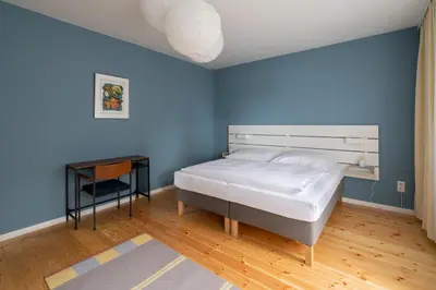 Ein Bett oder Betten in einem Zimmer der Unterkunft 80 Quadratmeter Komfortzone