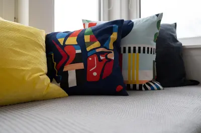 Ein Bett oder Betten in einem Zimmer der Unterkunft 80 Quadratmeter Komfortzone
