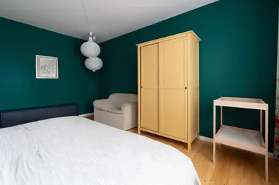 Ein Bett oder Betten in einem Zimmer der Unterkunft 80 Quadratmeter Komfortzone