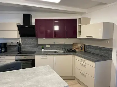 Küche/Küchenzeile in der Unterkunft Ferienhaus Harzcolor Wernigerode