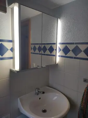Ein Badezimmer in der Unterkunft Ferienhaus Gero