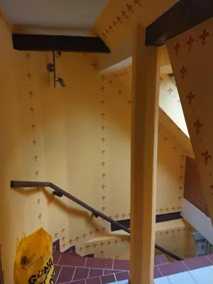 Ein Bett oder Betten in einem Zimmer der Unterkunft Ferienhaus Gero