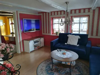 TV/Unterhaltungsangebot in der Unterkunft Ferienhaus Gero