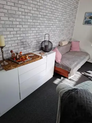 Ein Sitzbereich in der Unterkunft Locken1