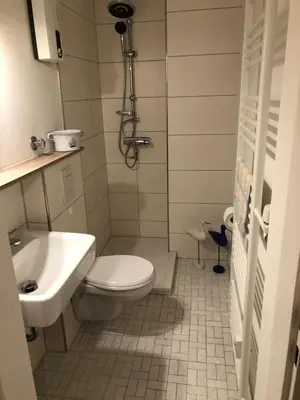 Ein Badezimmer in der Unterkunft Fewo Nici