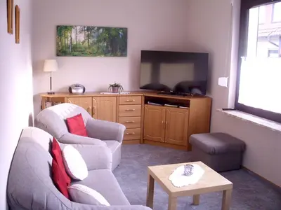 TV/Unterhaltungsangebot in der Unterkunft Ferienwohnung Kroeschell