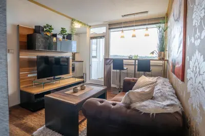 TV/Unterhaltungsangebot in der Unterkunft Ferienwohnung Kleine Lotusblüte
