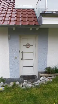 Das Gebäude in dem sich die Ferienwohnung befindet