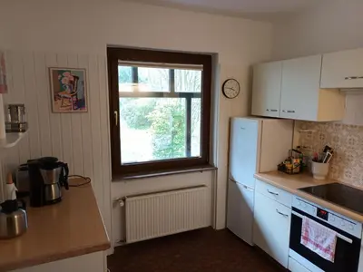 Küche/Küchenzeile in der Unterkunft Haus Hegemeister