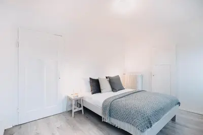 Ein Bett oder Betten in einem Zimmer der Unterkunft Haus Hegemeister