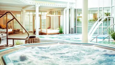 Der Swimmingpool an oder in der Nähe von RoLigio Ferienhaus