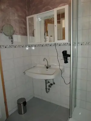 Ein Badezimmer in der Unterkunft Fewo Eiche