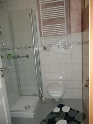 Ein Badezimmer in der Unterkunft Fewo Eiche