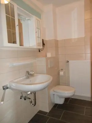 Ein Badezimmer in der Unterkunft Fewo Esche 1
