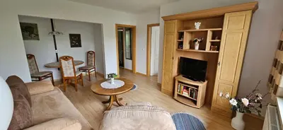 TV/Unterhaltungsangebot in der Unterkunft Fewo Esche 1
