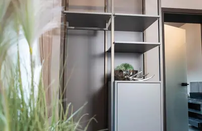 Küche/Küchenzeile in der Unterkunft StrandBerg's B&B Oma Ida