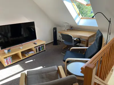 TV/Unterhaltungsangebot in der Unterkunft Apartment an der Mühle in Wernigerode /Hasserode