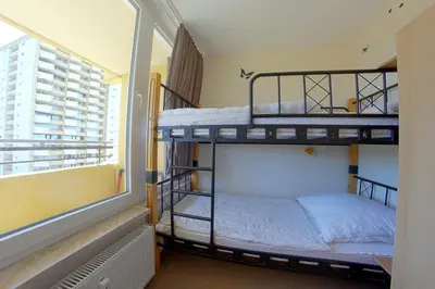 Ein Bett oder Betten in einem Zimmer der Unterkunft Apartment 457