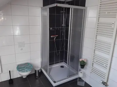 Ein Badezimmer in der Unterkunft Ferienwohnung Günther am Park