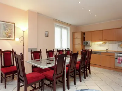 Küche/Küchenzeile in der Unterkunft Ferienhaus mit Wellnessbereich in Elend