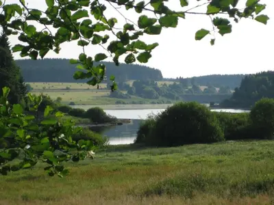 Naturlandschaft in der Nähe des Ferienhauses