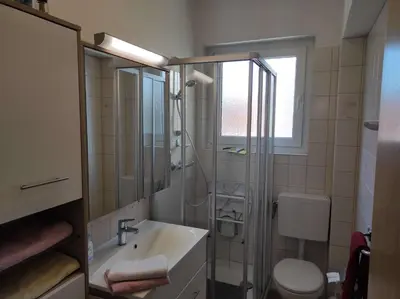Ein Badezimmer in der Unterkunft Ferienwohnung Villa Specht