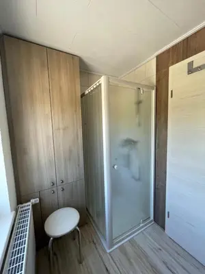 Ein Badezimmer in der Unterkunft Ferienwohnung Holzwurm