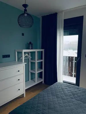 Ein Bett oder Betten in einem Zimmer der Unterkunft Top Ferienwohnung ALBERGO in Altenau