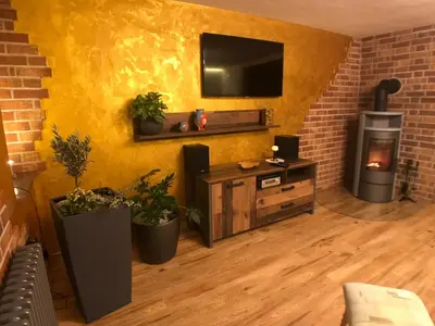 Küche/Küchenzeile in der Unterkunft Ferienwohnung - Haus Molle