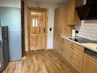 Küche/Küchenzeile in der Unterkunft Ferienwohnung - Haus Molle