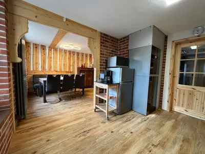 Küche/Küchenzeile in der Unterkunft Ferienwohnung - Haus Molle